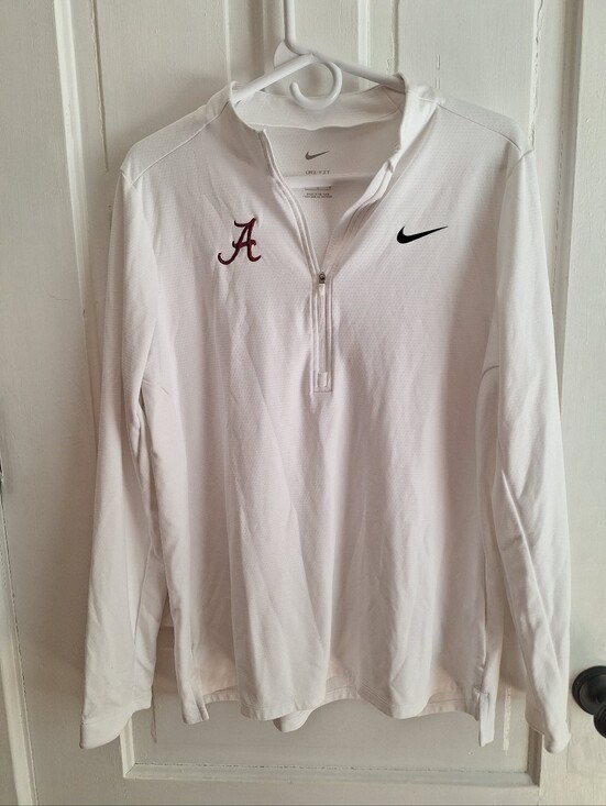 Nike Other - Nike University of Alabama Crimson Tide Dri-FIT Half-Zip Pullover Sz L  VGC